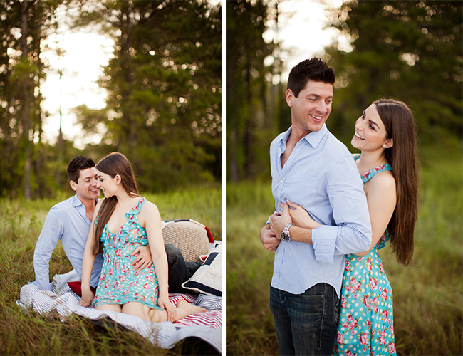 Independence Day Engagement Session on a Lake