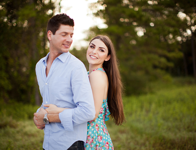 Independence Day Engagement Session on a Lake
