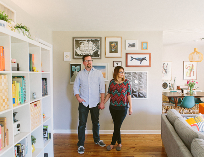 Mid Century Engagement at Home