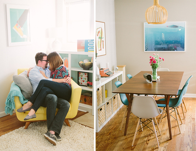Mid Century Engagement at Home
