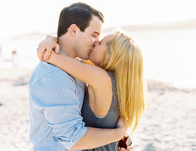 Romantic Beach Proposal