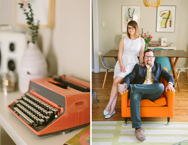 Mid Century Engagement at Home