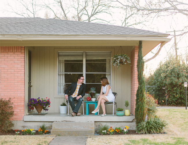 Mid Century Engagement at Home