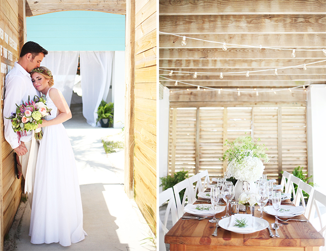 Turquoise Beach Wedding Inspiration - Wedding Blog