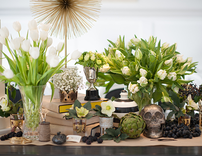 Black, White, and Gold Inspiration Shoot