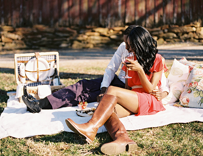 Black Tie Engagement Photos
