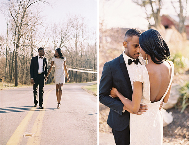 Black Tie Engagement Photos