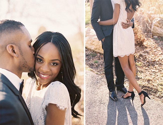 Black Tie Engagement Photos