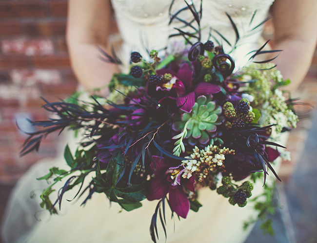 Dark and Moody Fall Wedding Inspiration - Wedding Blog