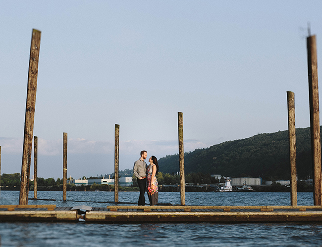 Colorful and Playful Portland Engagement - Wedding Blog