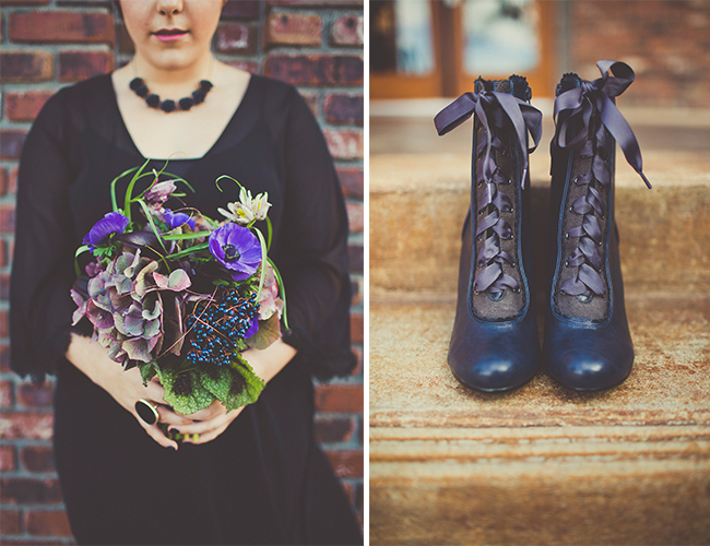 Dark and Moody Fall Wedding Inspiration - Wedding Blog