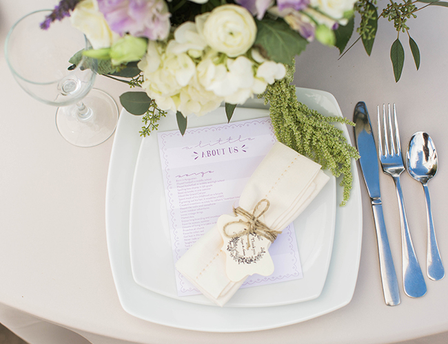 Purple and White Estate Wedding - Wedding Blog