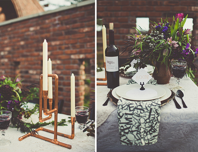 Dark and Moody Fall Wedding Inspiration - Wedding Blog