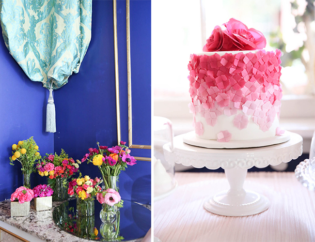 Colorful Floral Bridal Shower - Wedding Blog