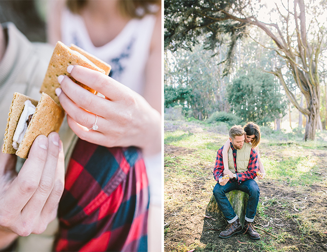 Cozy Camping Engagement