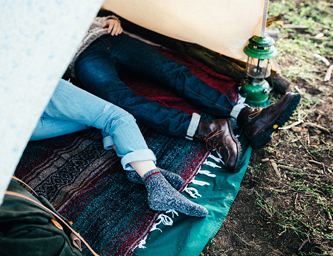 Cozy Camping Engagement
