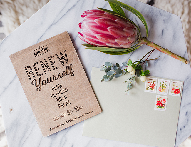 Spa Day Bridal Shower