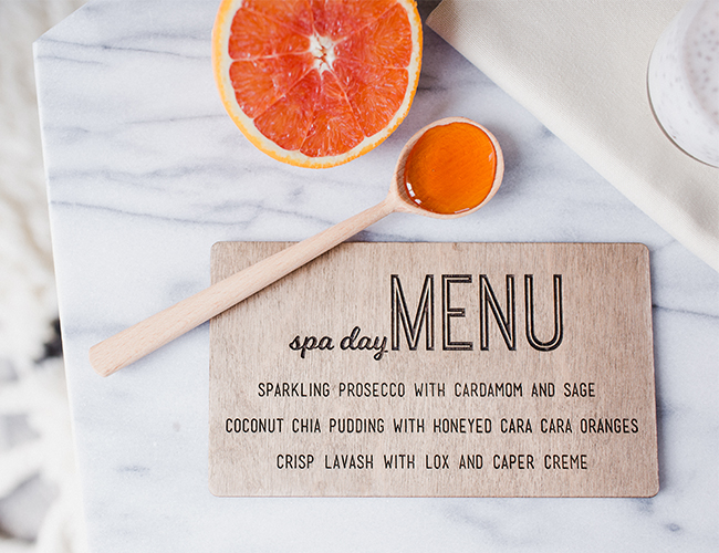 Spa Day Bridal Shower