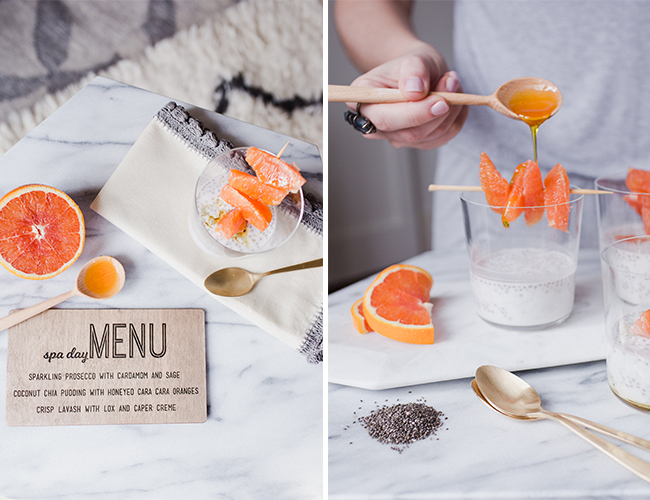 Spa Day Bridal Shower