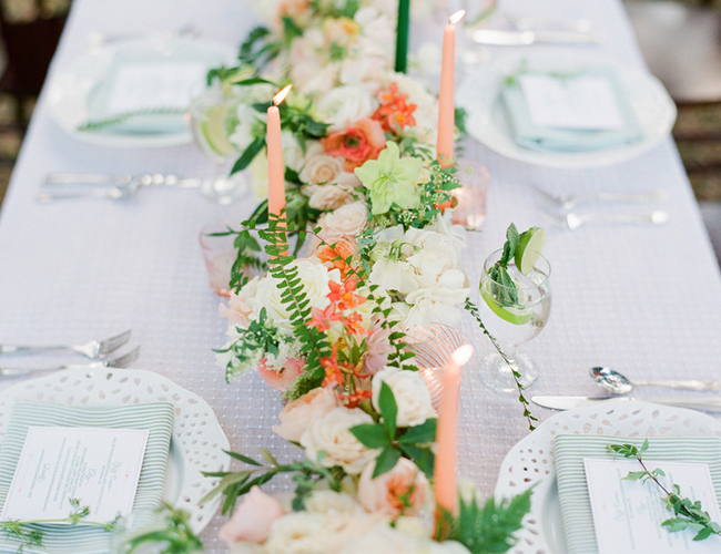 Mint & Blush Charleston Wedding