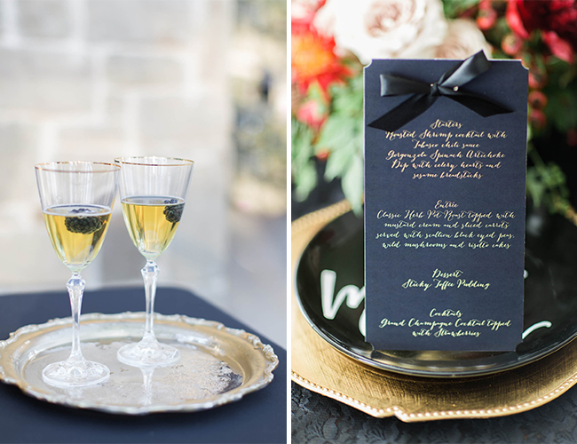 Black and Red Valentine's Day Wedding