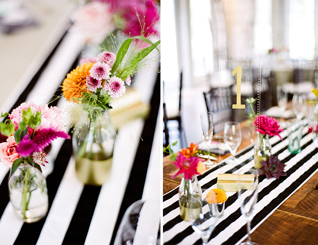 Colorful Striped Wedding