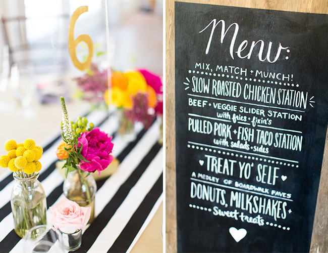 Colorful Striped Wedding