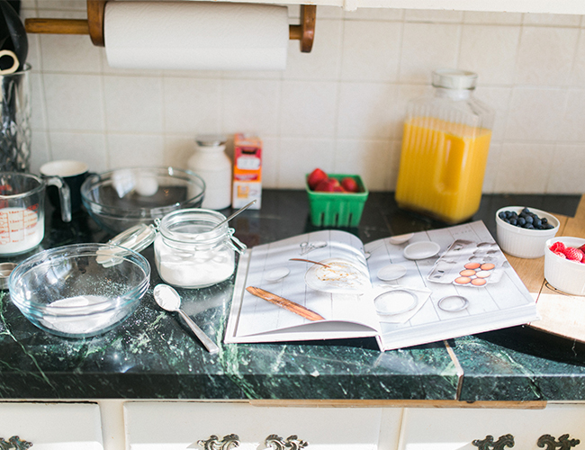 Pancake Baking Anniversary Photos