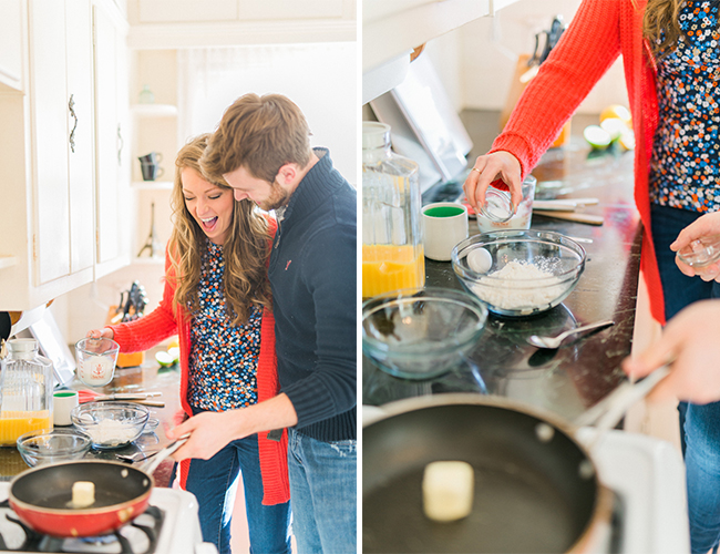 Pancake Baking Anniversary Photos