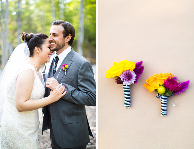 Colorful Striped Wedding