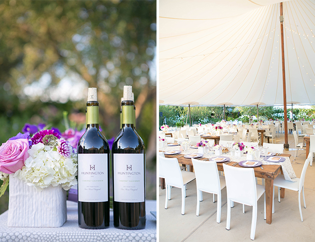 Lavender Vineyard Wedding