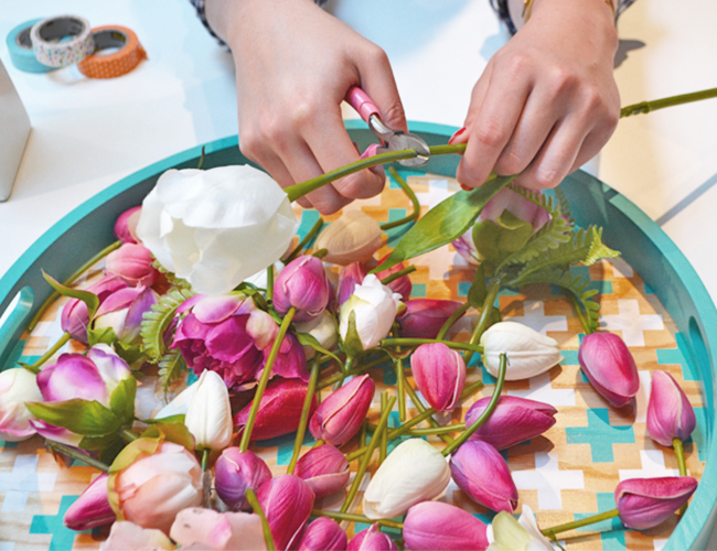 DIY Flower Wall Decor Inspired By This