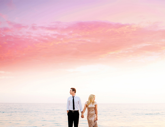 Glam Engagement Session