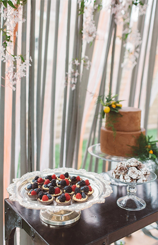 Ombre Orange Brunch Bridal Shower