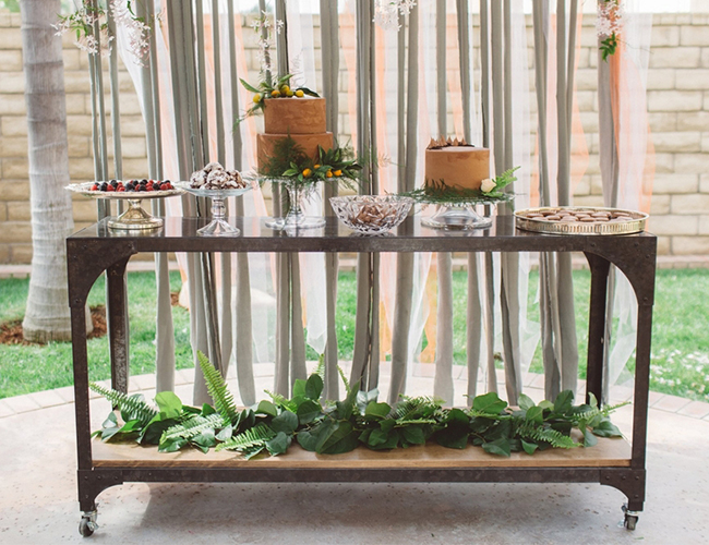 Ombre Orange Brunch Bridal Shower