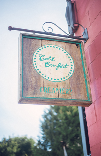 Ice Cream Parlor Engagement Photos
