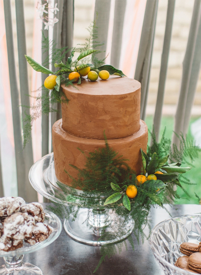Ombre Orange Brunch Bridal Shower