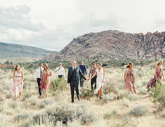 South Nevada Boho Elopement