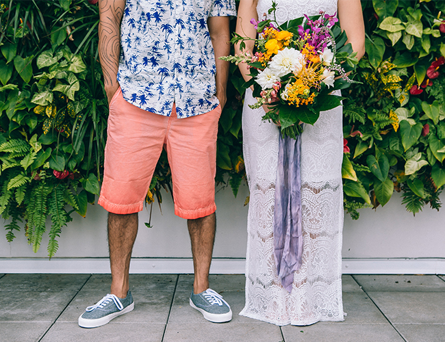 Tropical Day After Wedding Brunch