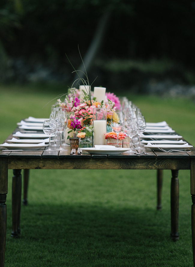 Hawaiian Beachfront Watercolor Wedding