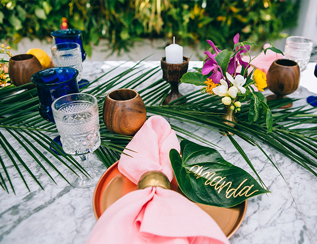 Tropical Day After Wedding Brunch