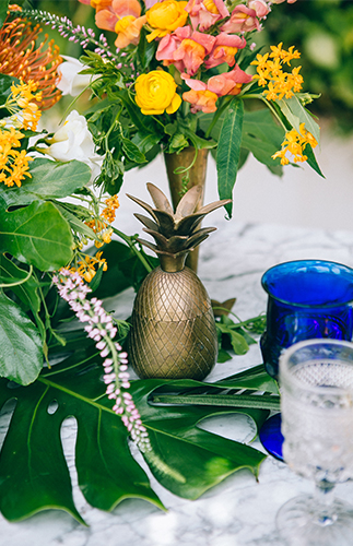 Tropical Day After Wedding Brunch