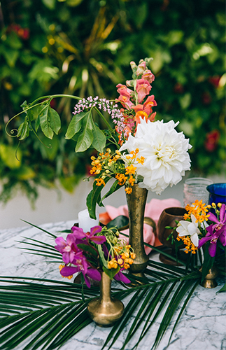 Tropical Day After Wedding Brunch