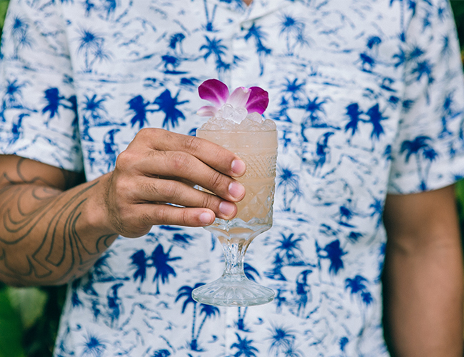 Tropical Day After Wedding Brunch