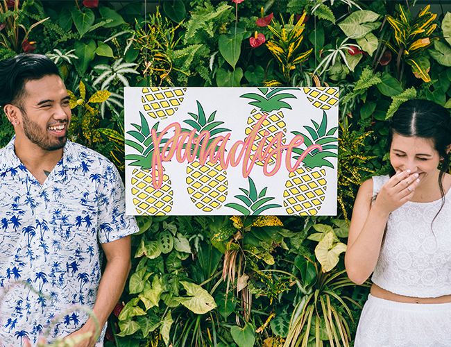 Tropical Day After Wedding Brunch