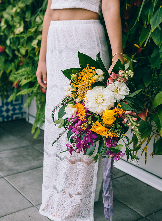 Tropical Day After Wedding Brunch