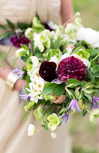 Cream & Burgundy Wedding - Inspired By This