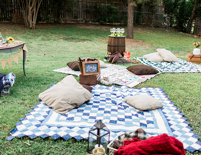 Backyard Fall Campfire Party Inspired By This