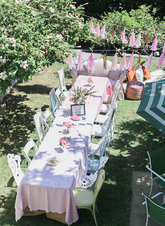 Blush Steel Magnolias Bridal Shower - Inspired by This