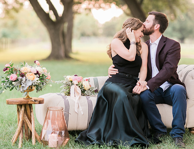 Pink & Plum Engagement Session - Inspired by This